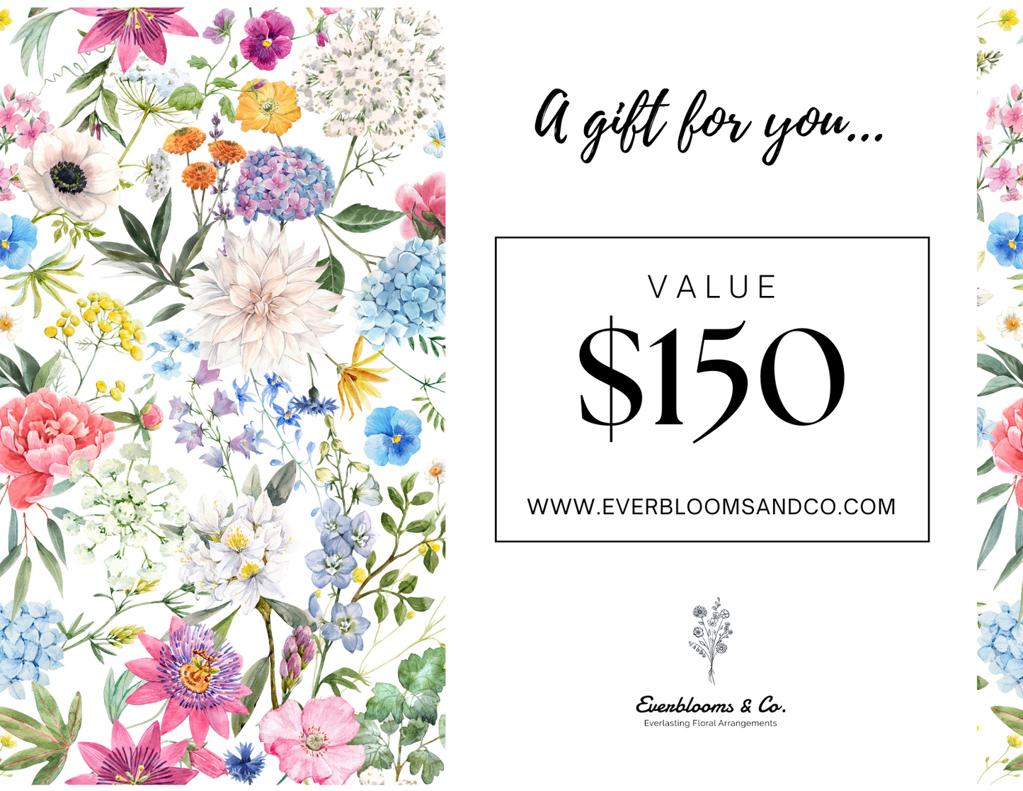 The Gift of Everlasting Beauty: Everblooms & Co. Gift Card