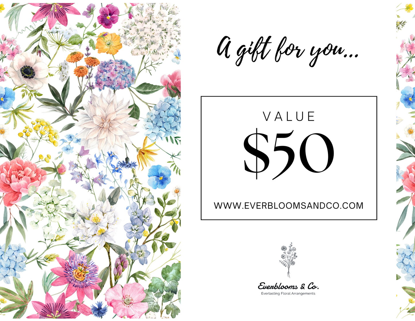 The Gift of Everlasting Beauty: Everblooms & Co. Gift Card